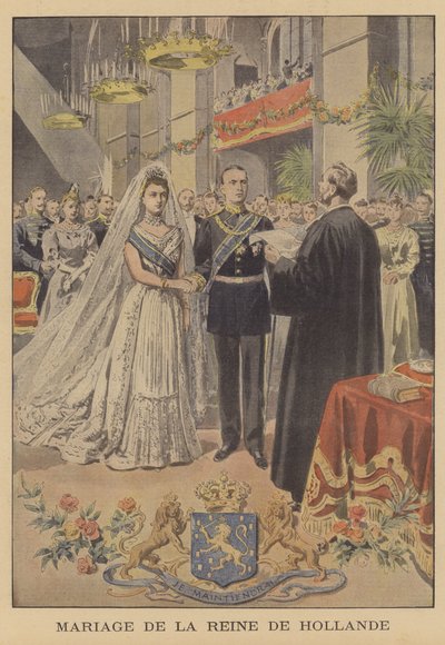 Matrimonio della Regina dei Paesi Bassi da French School